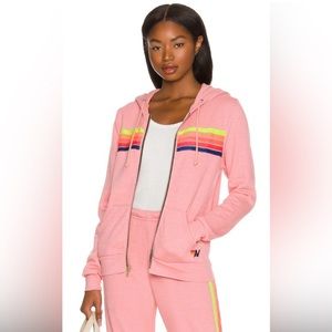 pink aviator nation jacket
